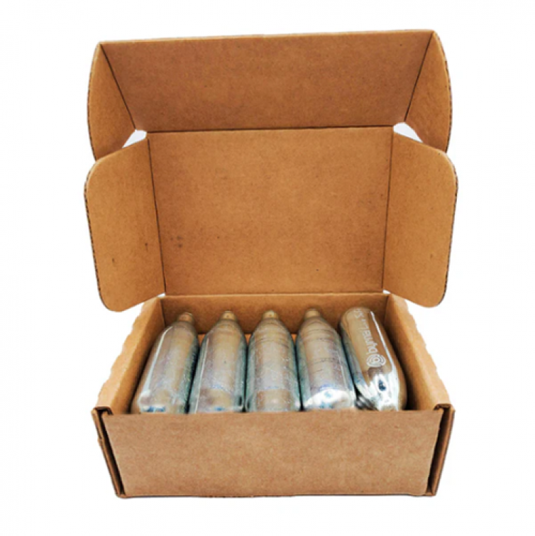 BYRNA 8 GRAM CO2 CARTRIDGES + OILER - 10 PACK - SD.
